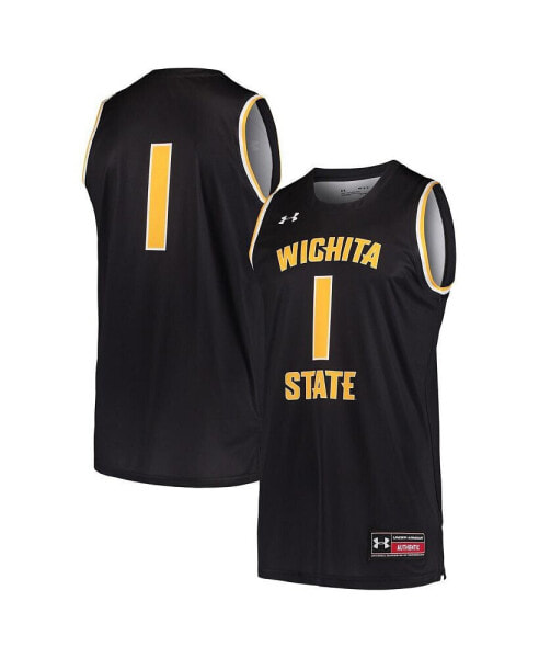 Men's Black #1 Wichita State Shockers Basketball Replica Jersey