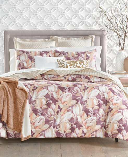 Magnolia Cotton 2-Pc. Duvet Cover Set, Twin, Created for Macy's