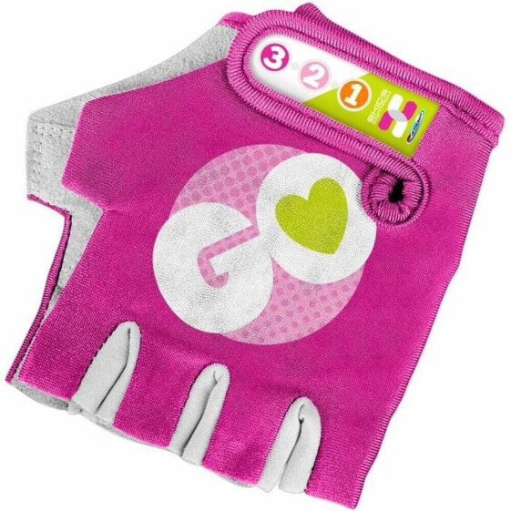 Велоперчатки детские унисекс STAMP Розовый 2-6 лет
