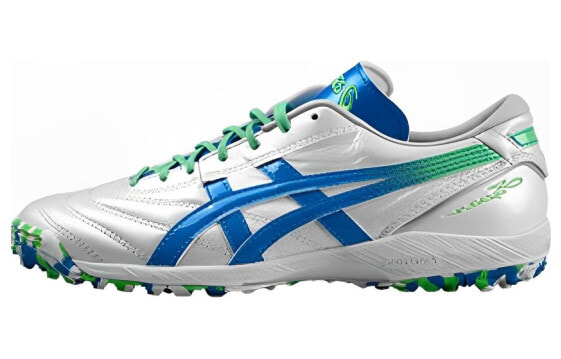 Футбольные кроссовки Asics C3 бело-синие 1113A032-108