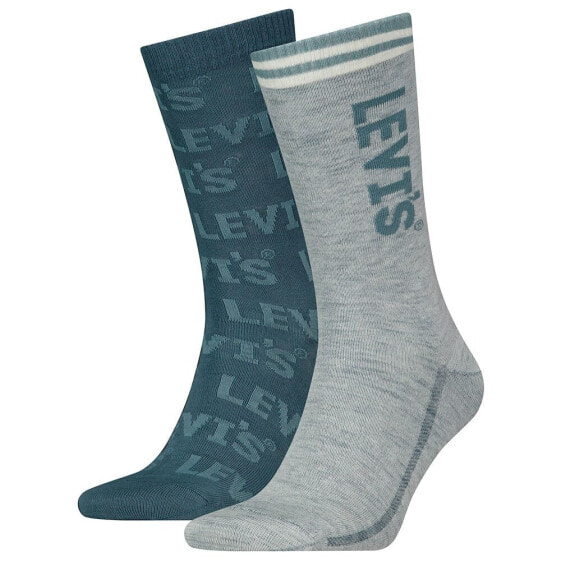 LEVI´S UNDERWEAR Sun Faded Logo socks 2 units