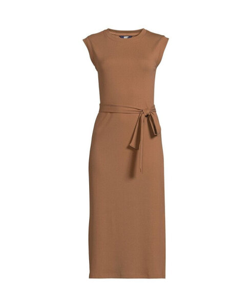 Women's Sleeveless Rib Dress