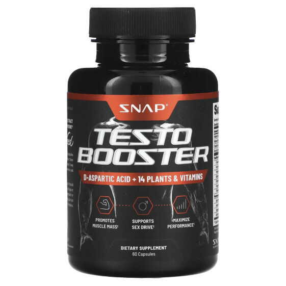 Усилитель тестостерона Snap Supplements Testo Booster, 90 капсул