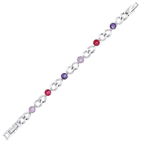 Charming bracelet with crystals Solara 22295.PIN.E