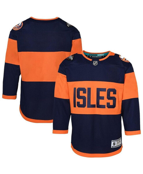 Youth Navy New York Islanders 2024 NHL Stadium Series Premier Jersey