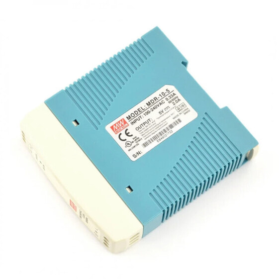 Mean Well MDR-10-5 power supply for DIN rail - 5V/2A/10W
