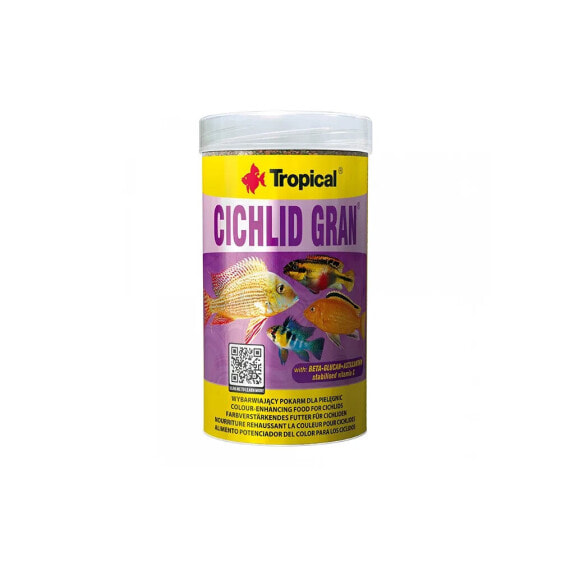 TROPICAL Cichlid Color Gran 250ml fish food