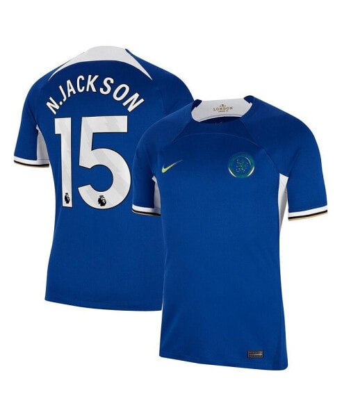 Men's Nicolas Jackson Blue Chelsea 2023/24 Home Stadium Replica Jersey