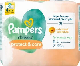 Feuchttücher Harmonie protect & care Calendula (4x44 St), 176 St