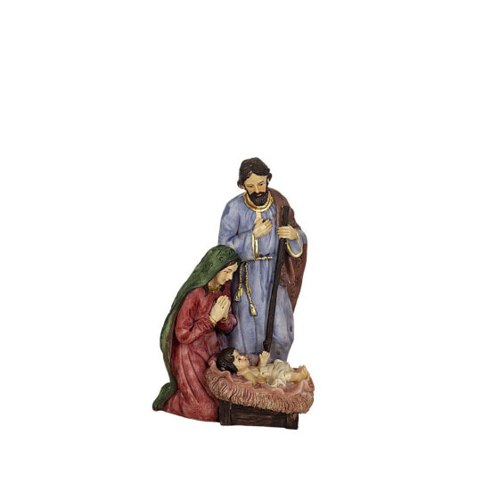 Christmas nativity set Romimex Multicolour Resin 12 x 19 x 10 cm