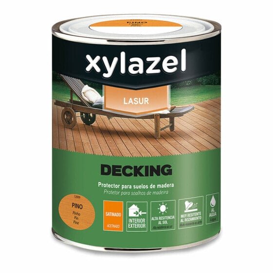 Лак для дерева Xylazel Decking Surface Protector 750 мл Сосна с сатиновой отделкой