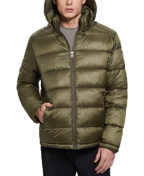 Men's Adam Puffer Jacket with Removable Hood