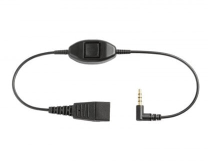 Jabra LINK Mobile QD to 3_5mm - w. Answer Button - Black
