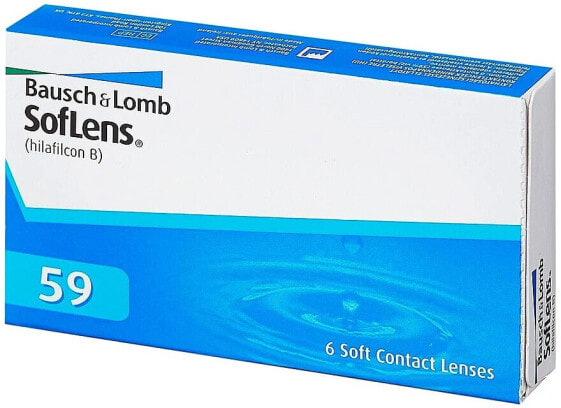 Kontaktlinsen 59 Krümmung 8.6 6 St. - Bausch & Lomb SofLens -2.75