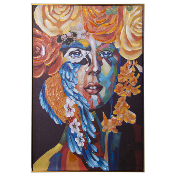 Картина Alexandra House Living Face Деревянный 80 x 120 cm