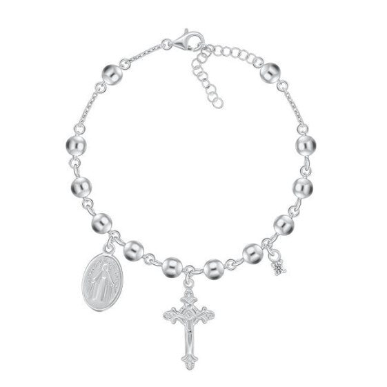 Браслет Brilio Silver Rosary BRC106W