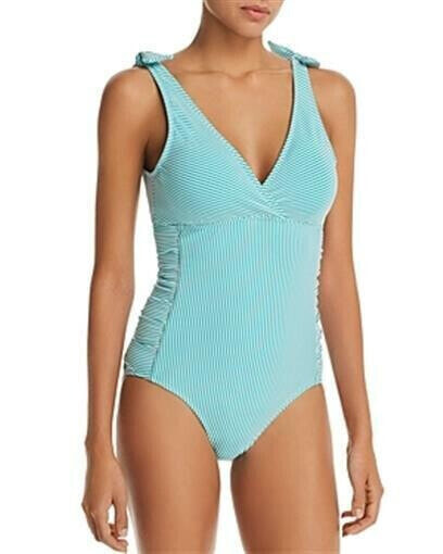 LAUREN RALPH LAUREN Womens 183699 Stripe Underwire Tie One Piece Size 10