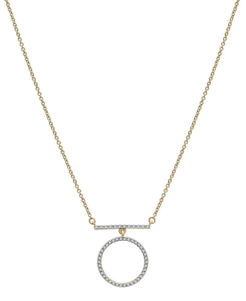 Diamond Circle Pendant Necklace (1/6 ct. t.w.) in 14k Gold, 16" + 1" extender, Created for Macy's