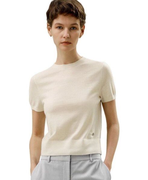 Cashmere Round Neck Top for Women