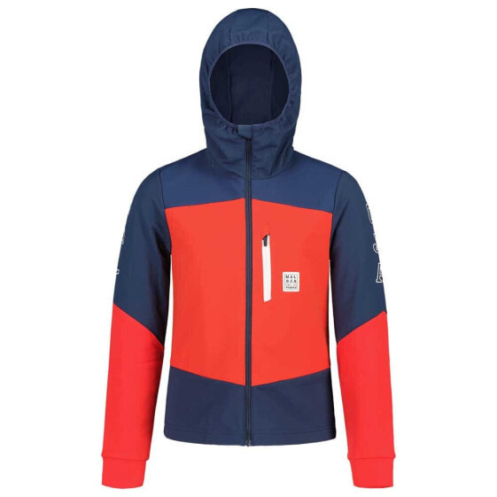 Куртка Maloja MendelB Softshell гибридная для беговых лыж и активного отдыха для мальчиков