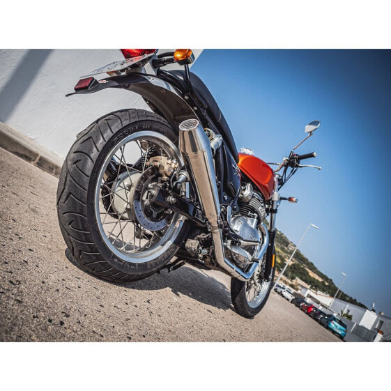 GPR EXHAUST SYSTEMS Ultracone Royal Enfield Continental 650 21-22 Ref:E4.ROY.10.CAT.ULTRA Homologated Stainless Steel Cone Muffler