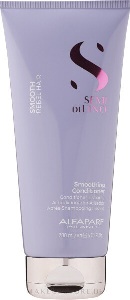 Glättender Conditioner für widerspenstiges Haar - Alfaparf Semi di Lino Smooth Smoothing Conditioner 200 ml