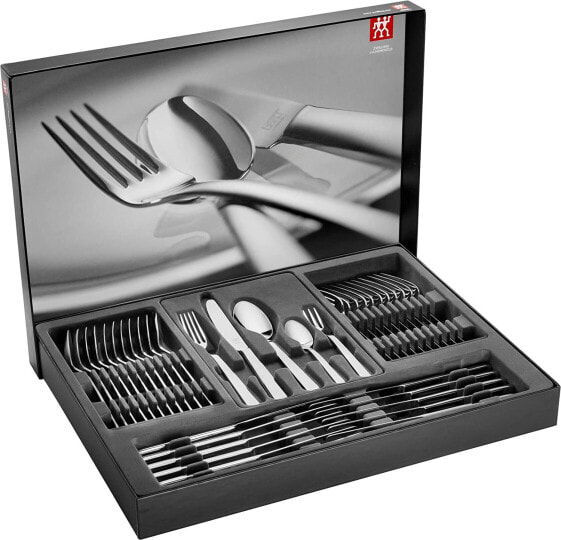 Zwilling 1000954 Cutlery Set, 60 Pieces, for 12 People, 18/10 Stainless Steel/High-Quality Blade Steel, Polished, Newcastle.