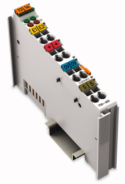 WAGO 750-465 - 2 channels - 0.5 kV - Input - 10 V - 12 bit - 2 ms