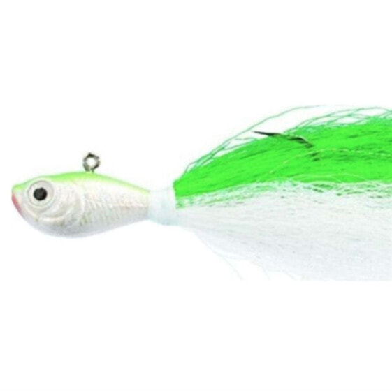 Spro Prime Bucktail Jigs Fluke (1/4oz - 8oz, Chart/Pink/Green/White)