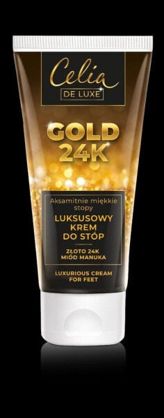 Celia De Luxe Gold 24K luksusowy krem do stóp Miód Manuka 80ml