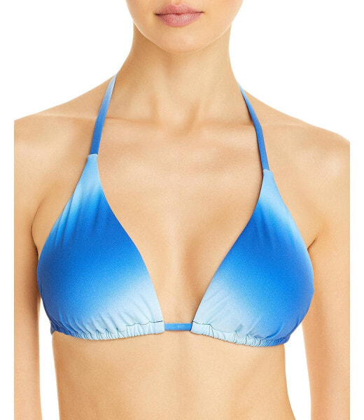 Aqua Swim 285400 Women Ombre Triangle Bikini Top Swimwear, Size Large