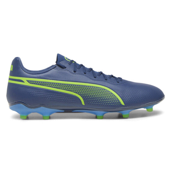 Puma King Pro Firm GroundArtificial Ground Soccer Cleats Mens Blue, Green Sneake