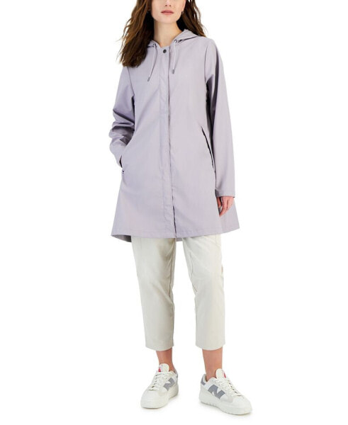 Women's Hooded A-Line Rain Jacket