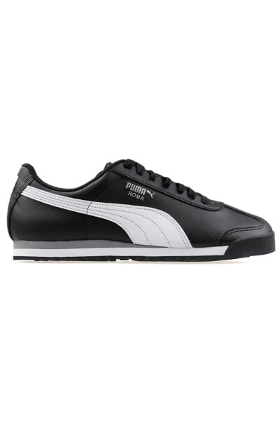 Кроссовки PUMA Roma Basic Мужские Черно-белые