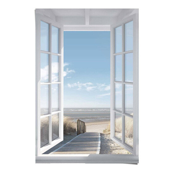 Poster Fensterblick Nordsee