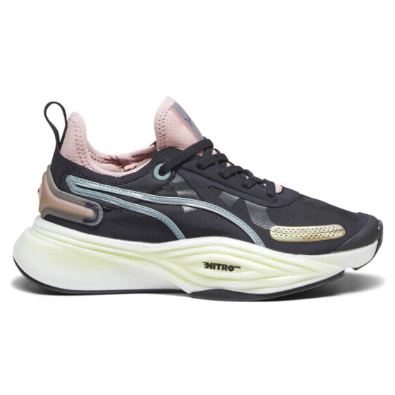 Puma Pwr Nitro Squared Training Womens Black Sneakers Athletic Shoes 37868803