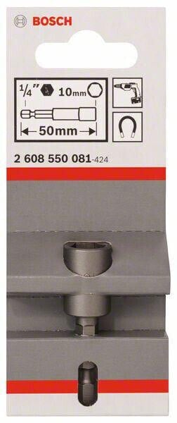 Bosch Steckschlüssel 50 x 10 mm, M 6