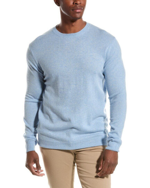 Forte Cashmere Classic Cashmere Crewneck Sweater Men's