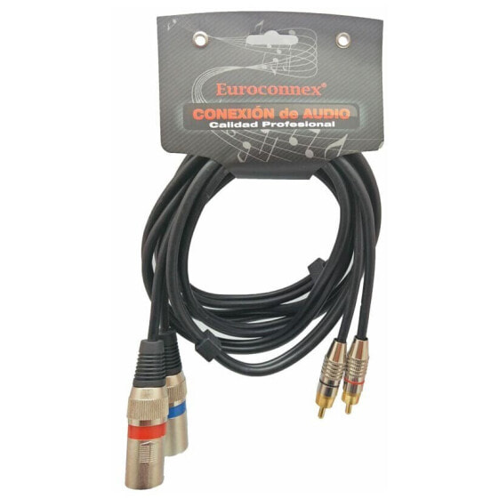 EUROCONNEX 4309-2 /M RCA To XLR cable 2x2 M 2 m