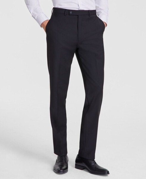 Men's Slim-Fit Wool-Blend Stretch Suit Pants