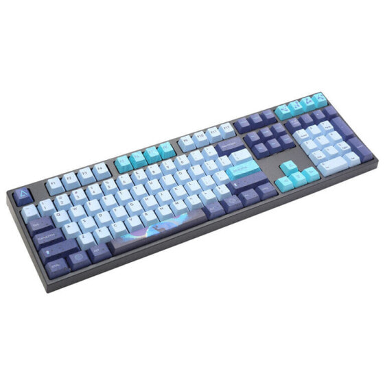 Varmilo VEA108 Aurora Gaming Tastatur, MX-Silent-Red, weiße LED - US Layout