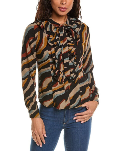 Gracia Zebra Blouse Women's