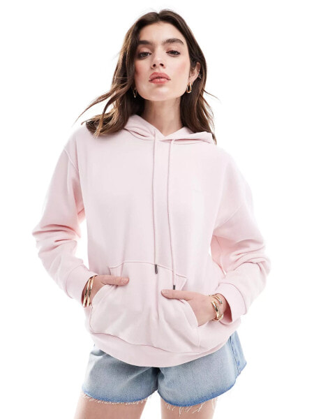 Levi's Everyday small tonal logo hoodie in pink