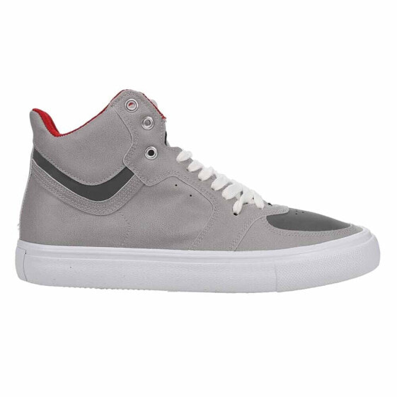 London Fog Lfm Blake Mid Lace Up Mens Grey Sneakers Casual Shoes CL30372M-N