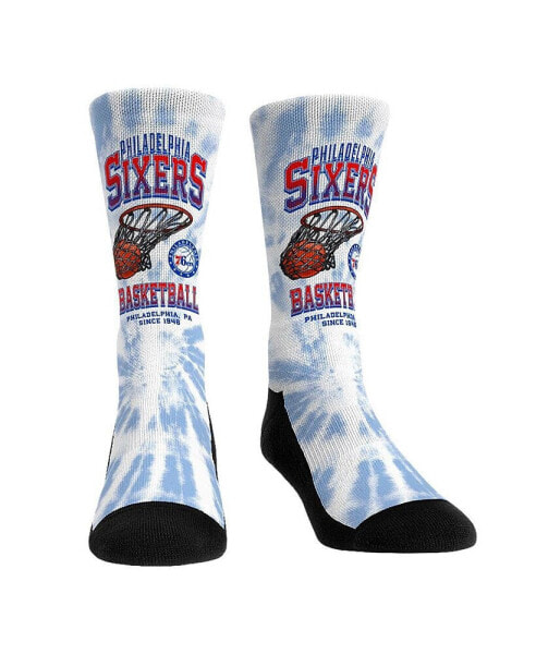 Men's and Women's Socks Philadelphia 76ers Vintage-Inspired Hoop Crew Socks