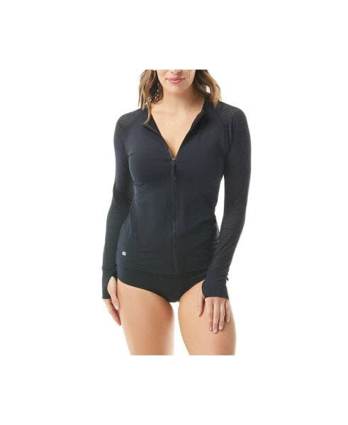 Women's Ava Zip Front Rash Guard