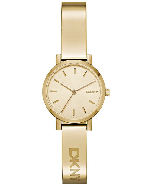 Women's Soho Gold-Tone Stainless Steel Half-Bangle Bracelet Watch 24mm NY2307