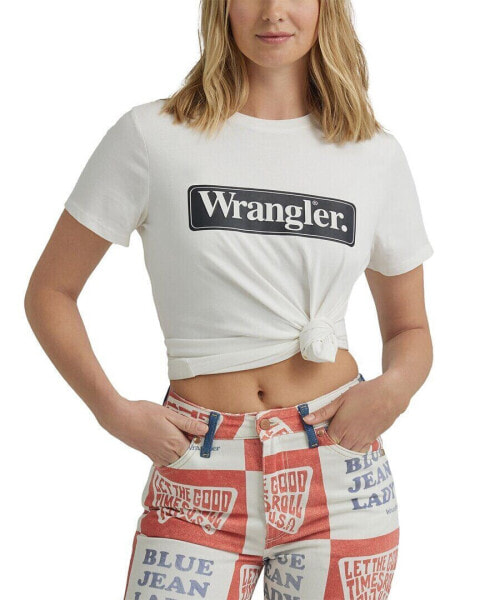 Wrangler Block Logo Regular T-Shirt Women's Xs