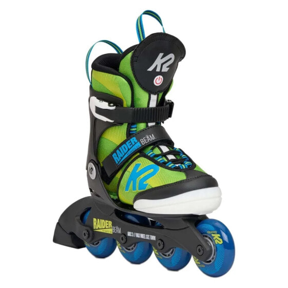 Роликовые коньки K2 SKATE Raider Beam Youth Inline скейтборд Голубой / Желтый