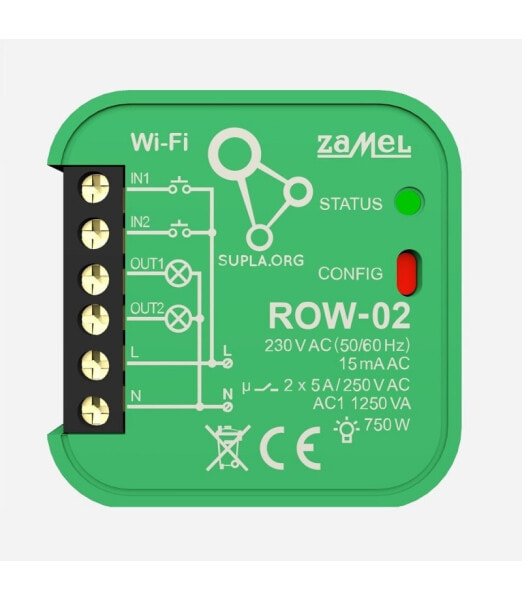 Zamel SUPLA Sterownik rolet WI-FI SRW-01 (SPL10000004)